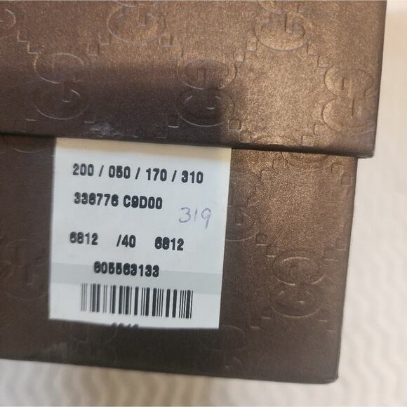 GUCCI BEIGE LEATHER PUMP SIZE 40 WITH BOX & DUSTBAG - Picture 12 of 14